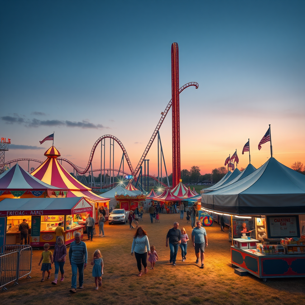 Town's Spring Fair Brings Back Rollercoasters and Family Fun